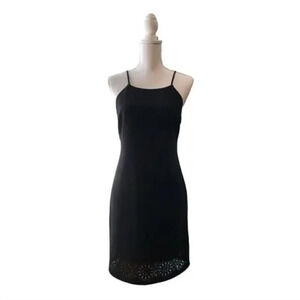 Banana Republic Black Cocktail Mini Dress Size 4